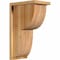 Ekena Millwork Crestline Rough Sawn Corbel w/Backplate, Western Red Cedar, 8"W x 12"D x 20"H COR08X12X20CRE01RWR - alternate 1
